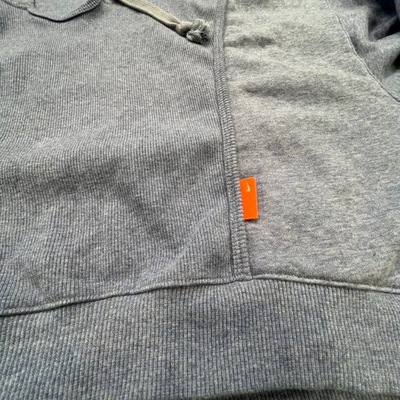 Nike Dri-Fit Cropped Training Hooded Sweatshirt, Blue, Sz M, Athletic, Workout - Picture 2 of 12